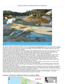 Lassen Volcanic National Park in California PDF