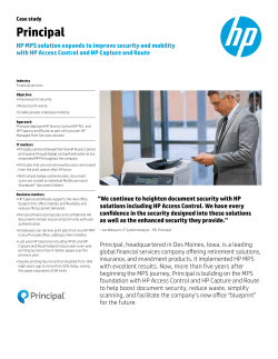 HP EliteOne All-in-One PC | IT case study | Principal | HP