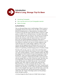 Introduction What a Long, Strange Trip It`s Been