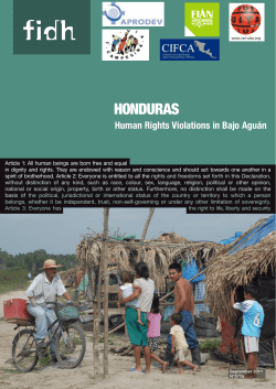 Honduras - FIDH.org