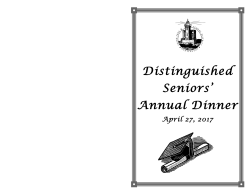 Distinguished Seniors