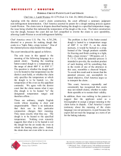 Summary - University of Houston Law Center