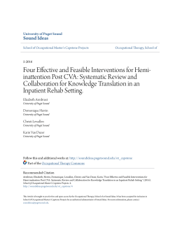 Four Effective and Feasible Interventions for Hemi