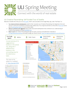 Creative Placemaking in Seattle_Self-Guided Walking