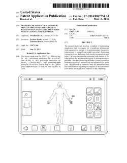 Method and System of Suggesting Spinal Cord Stimulation Region
