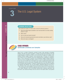The U.S. Legal System