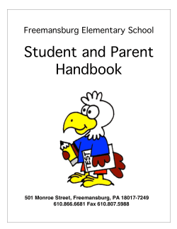 FB Parent-Student Handbook 14.15(rev)