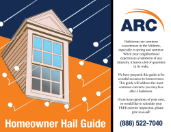 Homeowner Hail Guide