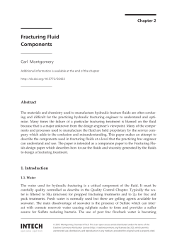 Fracturing Fluid Components