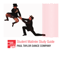 13-14 Paul Taylor.indd - Scottsdale Center for the Performing Arts