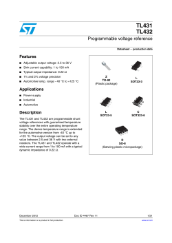 Datasheet - STMicroelectronics