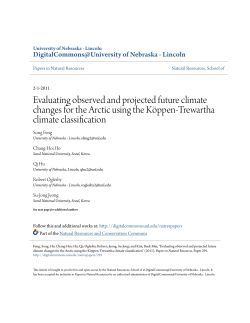 Evaluating observed and projected future climate changes for the