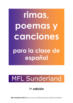 para la clase de espa&ntilde;ol