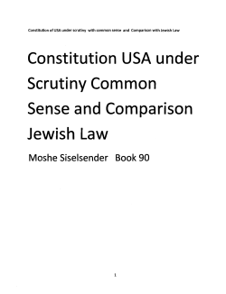 Constitution USA under Scrutiny