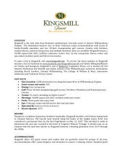 Kingsmill Fact Sheet