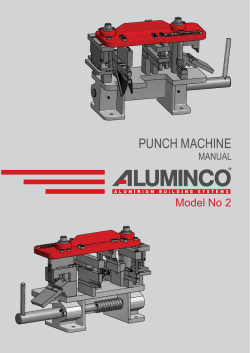 Manual Punch Machine for Opening Systems