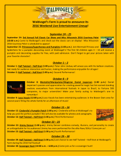 Event Schedule