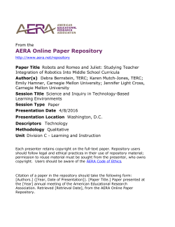 AERA Online Paper Repository