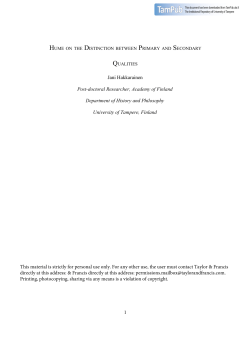 Hume on Society, Civilisation, and Enlightenment