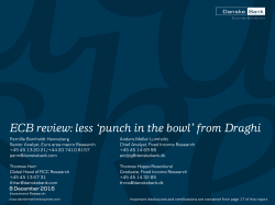 ECB review: less `punch in the bowl` from Draghi