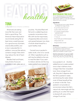 Mediterranean Tuna Salad