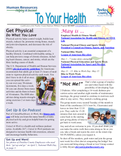 May 2015 A Publication Of The Pinellas County Employee