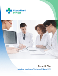 Alberta PARA Benefits