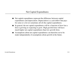 Net Capital Expenditures