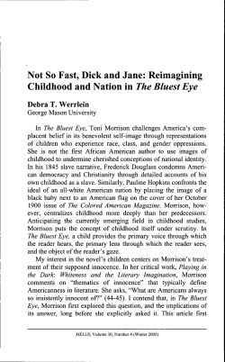 Not So Fast, Dick and Jane: Reimagining Childhood and Nation in