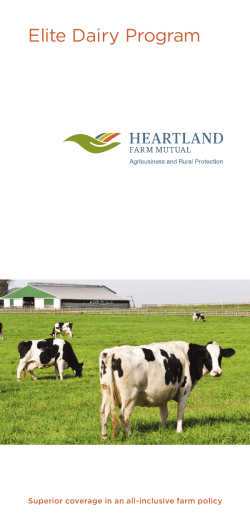 Elite Dairy Program - Heartland Farm Mutual