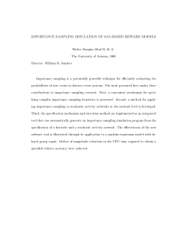 importance sampling simulation of san-based