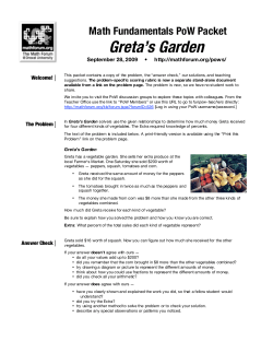 Greta`s Garden