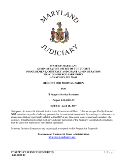 IT SUPPORT SERVICE RESOURCES 1 | Page K18-0003