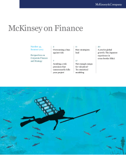 Perspectives on Corporate Finance and Strategy