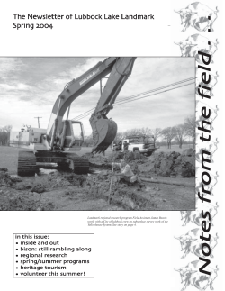 Spring 2004 - Texas Tech University Departments