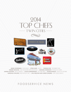 to the 2014 Top Chefs