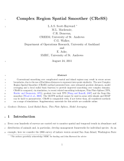 Complex Region Spatial Smoother (CReSS)