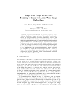 Large scale image annotation: learning to rank with