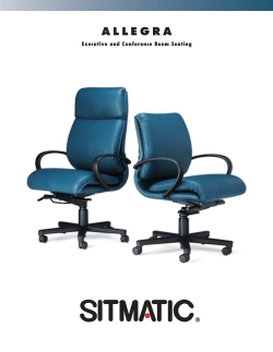 Allegra Chair Brochure