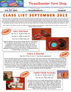 Threadbender Yarn Shop