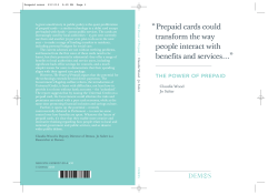 The power of prepaid