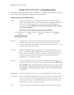 Graphic Essay