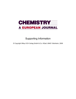 Supporting Information - Wiley-VCH