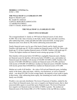 The Wealth of U.S. Families in 1995