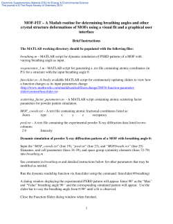 MOF-FIT - Royal Society of Chemistry