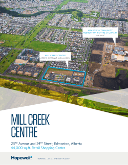 23RD Avenue and 24TH Street, Edmonton, Alberta 44,000 sq.ft