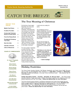 catch the breeze - Punta Gorda Housing Authority