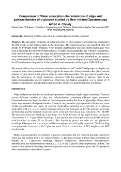 Comparison of Water adsorption characteristics of
