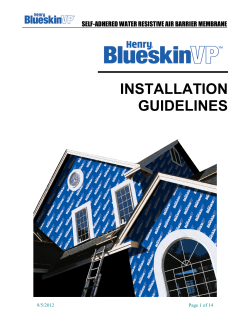 installation guidelines