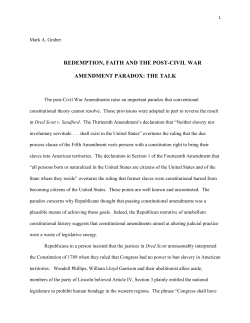 Constitutional Structures and Constitutional Redemption